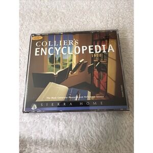 Collier Encyclopedia 3 PC CD Rom Set 1998 Sierra Home Deluxe Multimedia Edition